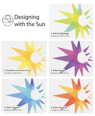 Designing with the Sun lesson logos