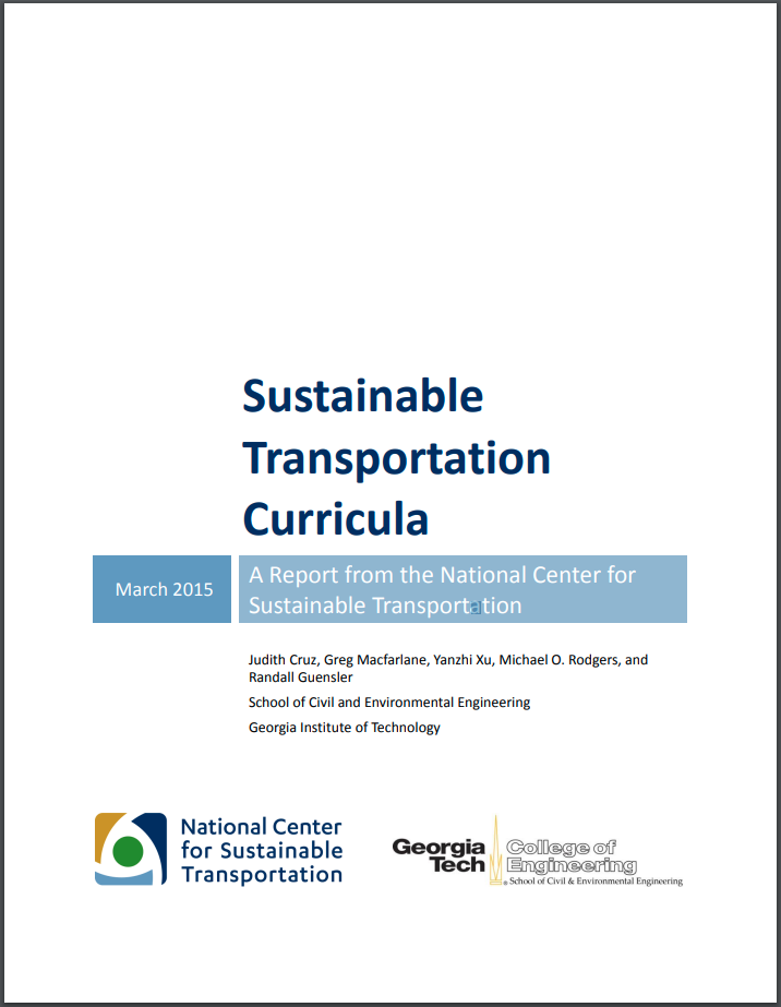 Sustainable Transportation Model Curricula thumbnail