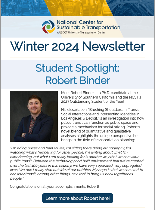 NCST 2024 Winter newsletter cover