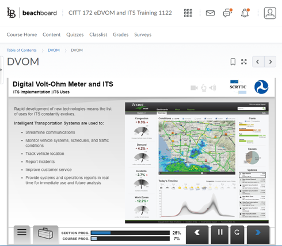 Screenshot of the Digital Volt-Ohm Meter and ITS course