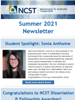 NCST 2021 Summer newsletter cover