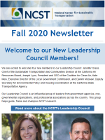 NCST 2020 Fall newsletter cover