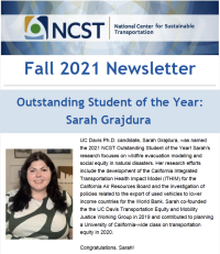 NCST 2021 Fall newsletter cover