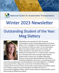 Screenshot of NCST 2023 Winter newsletter